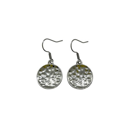 earrings metallic silver round1